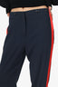 Rag & Bone Navy/Red Cropped Pant Size 4