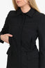 Gucci Black Utility Zip Up Jacket Size 40