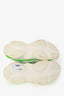 Balenciaga White/Green Triple S Sneakers Size 39