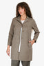 'S Max Mara Taupe Virgin Wool/Angora Single Breasted Coat Size 4 US