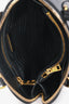 Prada Black Saffiano Leather 'Lux Promenade' Top Handle Bag with Strap