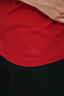 Burberry Red Knit Button-Up Polo Top Size M