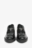 Prada Black Brushed Leather Loafers Size 39