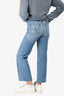 Citizens of Humanity Blue Denim Wide Leg Cropped 'Annina' Jeans Size  24