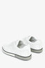 Prada White Leather Sneakers Size 41