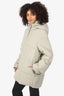 Jil Sander Light Green Oversized Padded Down Jacket Size 34