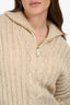 Nanushka Cream Sweater with Pearl Size L