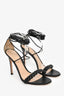 Gianvito Rossi Black Strappy Heels Size 39