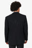 Prada Black Wool Blend Suit Jacket Size 58R Mens