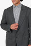 Tom Ford Grey Wool Mohair Blend Blazer Size 60R Mens