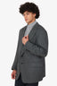 Tom Ford Grey Wool Mohair Blend Blazer Size 60R Mens