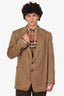 Tom Ford Camel Cashmere Blazer Size 60R Mens