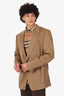 Tom Ford Camel Cashmere Blazer Size 60R Mens