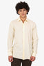 Tom Ford Yellow/White Striped Cotton Size 44 Shirt