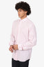 Prada Pink/Blue Cotton Shirt Size 44 Mens
