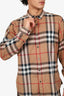Burberry Brit Brown Check Cotton Shirt Size XXL Mens