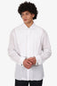 Canali White Cotton Tuxedo Shirt Size 46