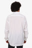 Canali White Cotton Tuxedo Shirt Size 46
