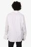 Tom Ford White Pleated Tuxedo Shirt Size 45 Mens