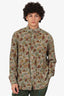 Tom Ford Green Multicolour Camouflage Print Shirt Size 44 Mens