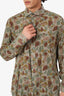Tom Ford Green Multicolour Camouflage Print Shirt Size 44 Mens