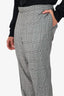 Tom Ford Grey Checked Suit Pants Size 58R Mens