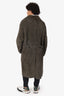 Tom Ford Green Suede/Shearling Coat Size 58 Mens