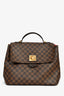 Louis Vuitton 2011 Brown Canvas Damier Ebene GM Bergamo Tote