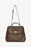 Louis Vuitton 2011 Brown Canvas Damier Ebene GM Bergamo Tote