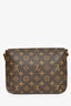 Louis Vuitton 1999 Brown Canvas Monogram Shoulder Bag