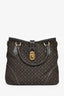 Louis Vuitton 2011 Brown Canvas Monogram Idylle Elegie Top Handle with Strap