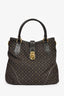 Louis Vuitton 2011 Brown Canvas Monogram Idylle Elegie Top Handle with Strap
