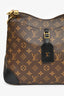 Louis Vuitton Brown/Black Canvas Monogram 'Odeon' MM Crossbody Messenger Bag