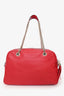 Gucci Red Leather Soho Chain Shoulder Bag