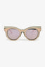 Self-Portrait x Les Specs Blush/Grey 'Edition 3' Sunglasses