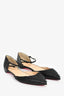 Christian Louboutin Black Spiked Pointed Flats Size 39.5