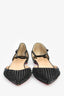 Christian Louboutin Black Spiked Pointed Flats Size 39.5