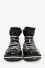 Moncler Black Patent Tied Snow 'Extra Light' Booties Size 39