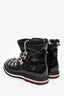 Moncler Black Patent Tied Snow 'Extra Light' Booties Size 39