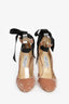 Jimmy Choo Light Pink Suede Ankle Wrap Heels Size 39