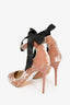 Jimmy Choo Light Pink Suede Ankle Wrap Heels Size 39