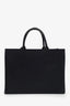 Versace Black Canvas Logo Studded La Medusa Tote Bag With Strap