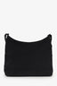 Salvatore Ferragamo Black Canvas Chain Link Shoulder Bag