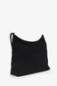 Salvatore Ferragamo Black Canvas Chain Link Shoulder Bag