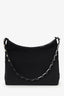 Salvatore Ferragamo Black Canvas Chain Link Shoulder Bag