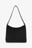 Salvatore Ferragamo Black Canvas Chain Link Shoulder Bag