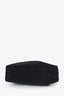 Salvatore Ferragamo Black Canvas Chain Link Shoulder Bag