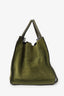 Celine Green Suede Luggage Phantom Top Handle