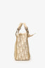 Christian Dior Beige Diorissimo Romantique Tote Bag