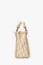 Christian Dior Beige Diorissimo Romantique Tote Bag